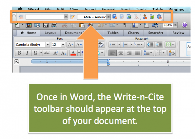 Write-n-Cite Toolbar