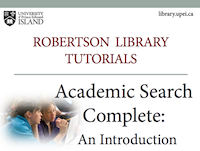 Academic Search Complete: An Introduction