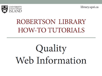 Find Quality Web Information