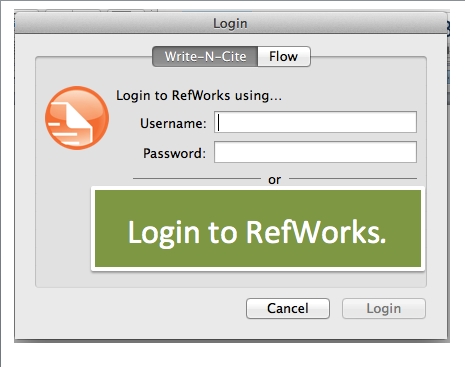 Login to RefWorks