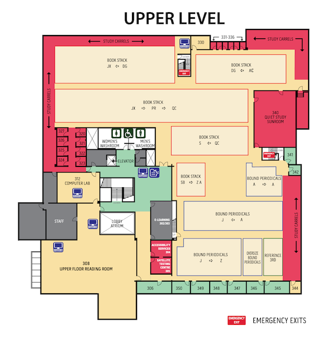 Robertson Library Upper Level
