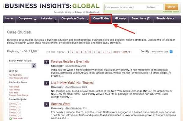 Business Insights: Global