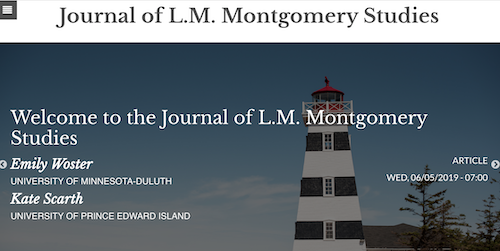 Journal of L.M. Montgomery Studies